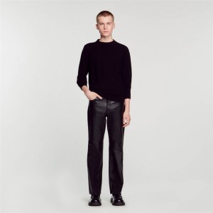 Sandro Cashmere sweater Carbon Black | SN-SDO65252