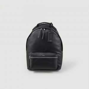 Sandro Coated canvas backpack Black | SN-SDO65398