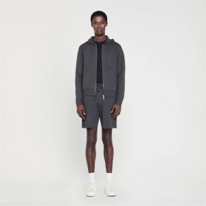 Sandro Hoodie Mocked Grey | SN-SDO65300