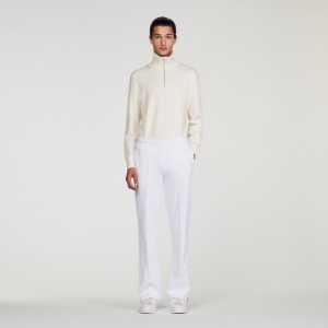 Sandro Jogging bottoms White | SN-SDO65360