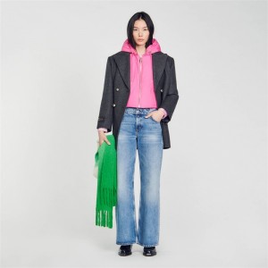 Sandro Sleeveless puffer jacket Fushia | SN-SDO64514