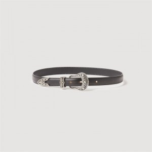 Sandro Slim western belt Black | SN-SDO64974