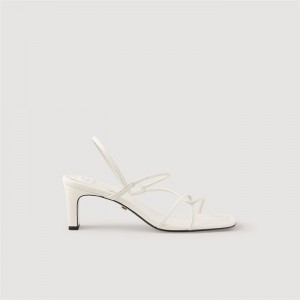 Sandro Strappy sandals Ecru | SN-SDO64967