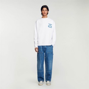 Sandro Together sweatshirt White | SN-SDO65313