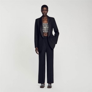 Sandro Tuxedo jacket Black | SN-SDO64439