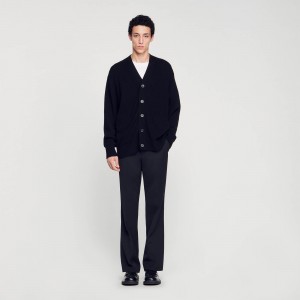 Sandro Yak cardigan Black | SN-SDO65280