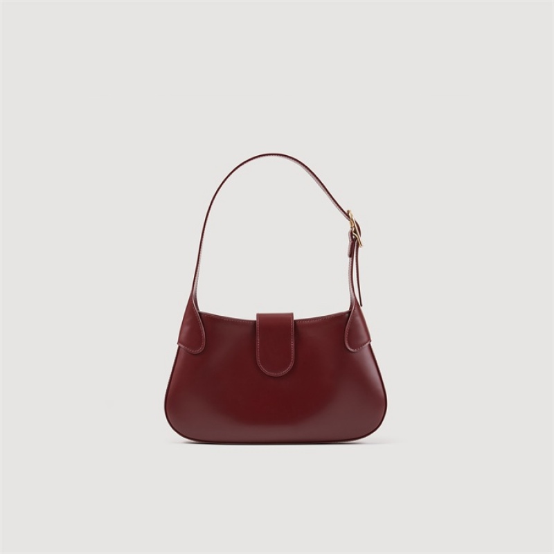 Sandro Baguette bag Bordeaux | SN-SDO64882