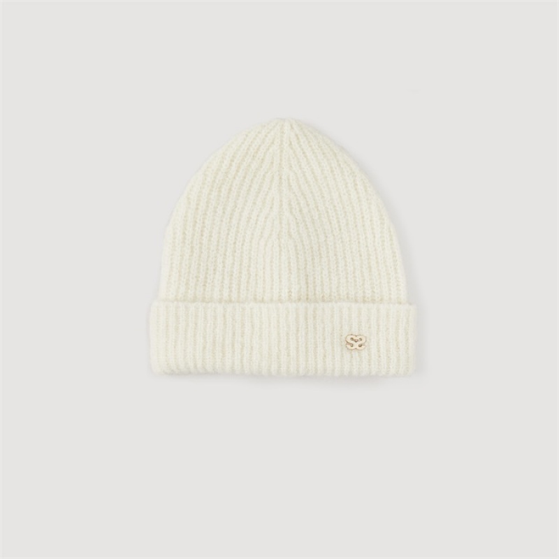 Sandro Beanie Ecru | SN-SDO64994