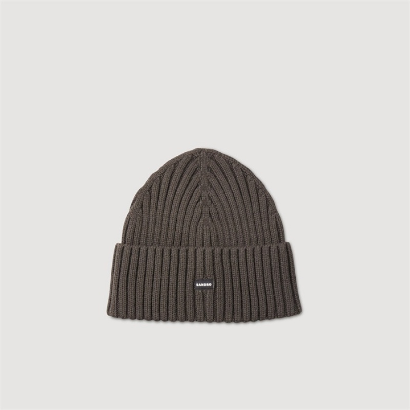 Sandro Beanie Olive Green | SN-SDO65447