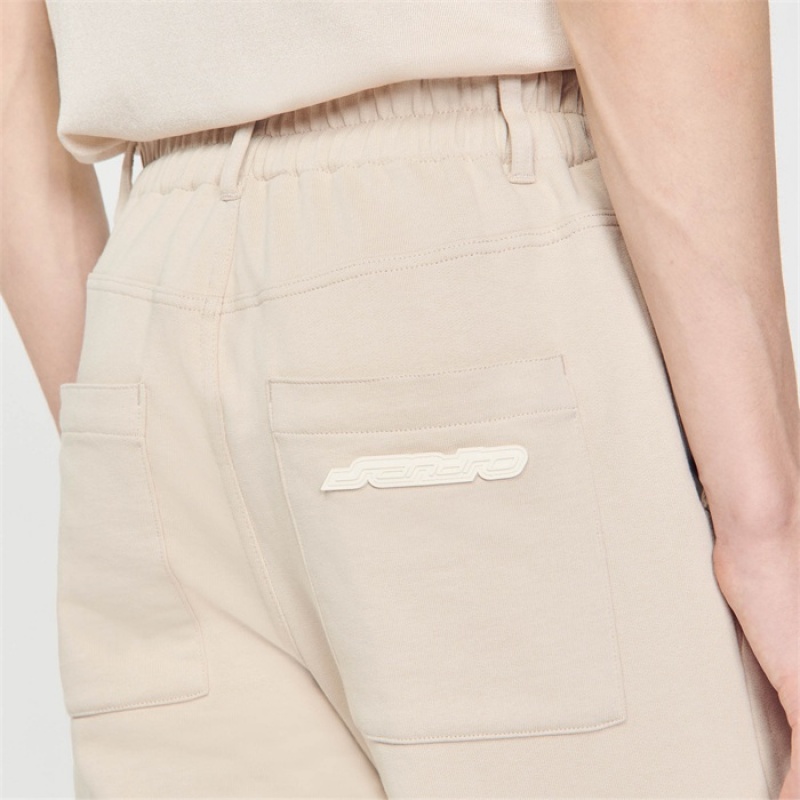 Sandro Cargo jogging bottoms Beige | SN-SDO65376