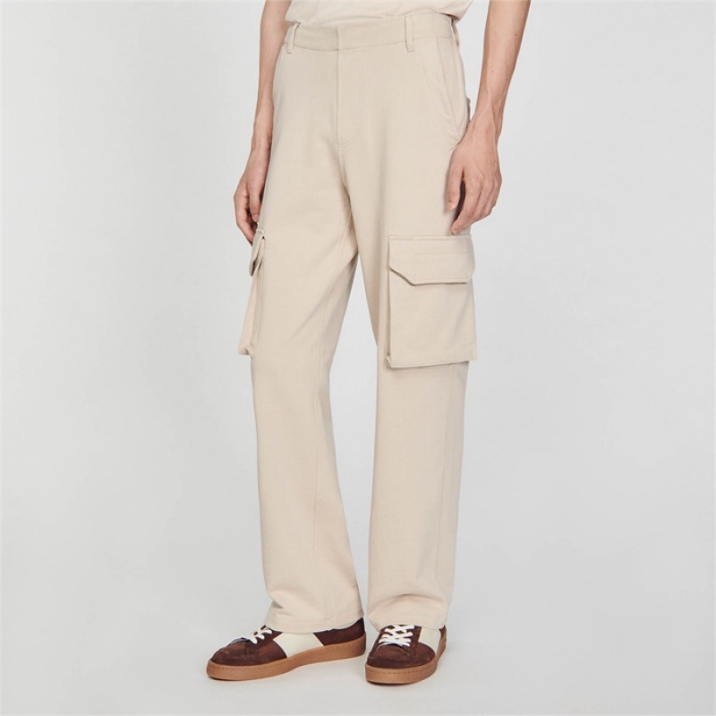 Sandro Cargo jogging bottoms Beige | SN-SDO65376