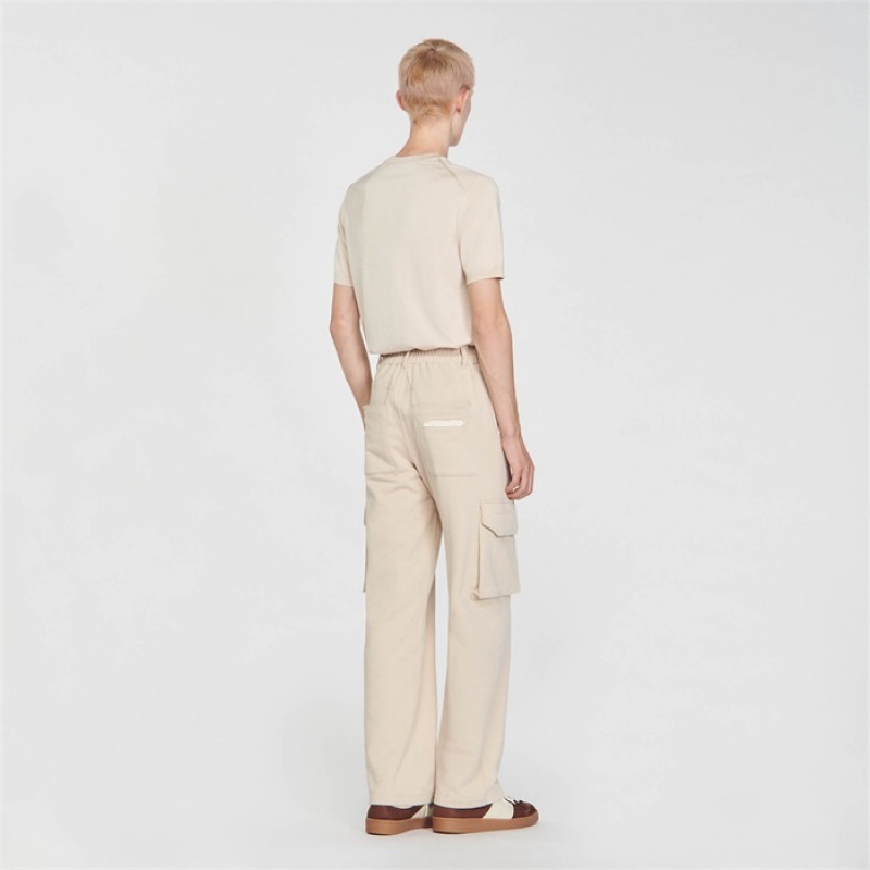 Sandro Cargo jogging bottoms Beige | SN-SDO65376