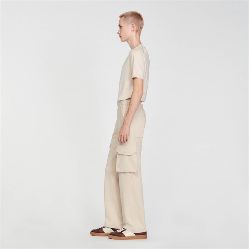 Sandro Cargo jogging bottoms Beige | SN-SDO65376