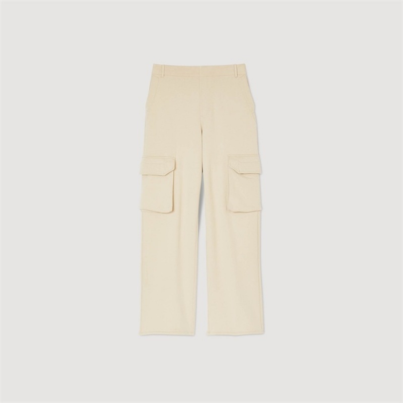 Sandro Cargo jogging bottoms Beige | SN-SDO65376