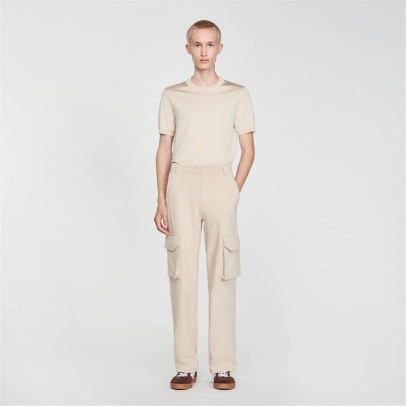 Sandro Cargo jogging bottoms Beige | SN-SDO65376