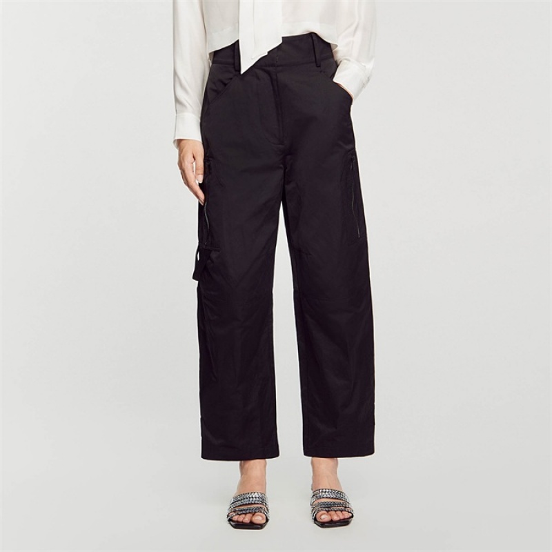 Sandro Cargo pants Black | SN-SDO64774