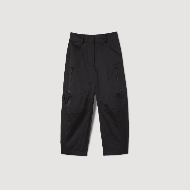 Sandro Cargo pants Black | SN-SDO64774