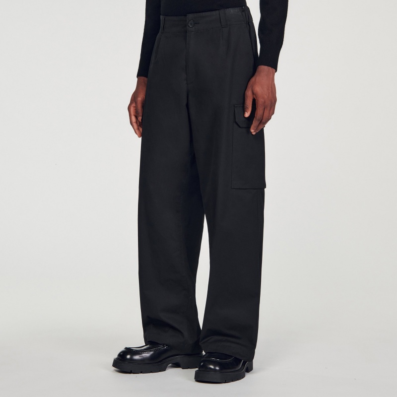 Sandro Cargo trousers Black | SN-SDO65355