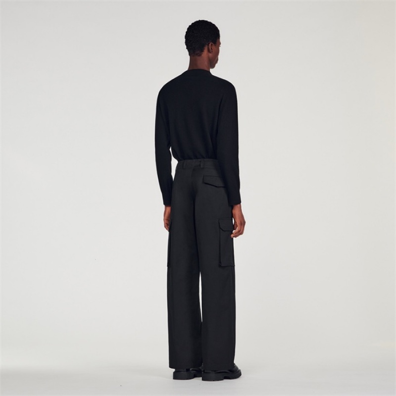 Sandro Cargo trousers Black | SN-SDO65355