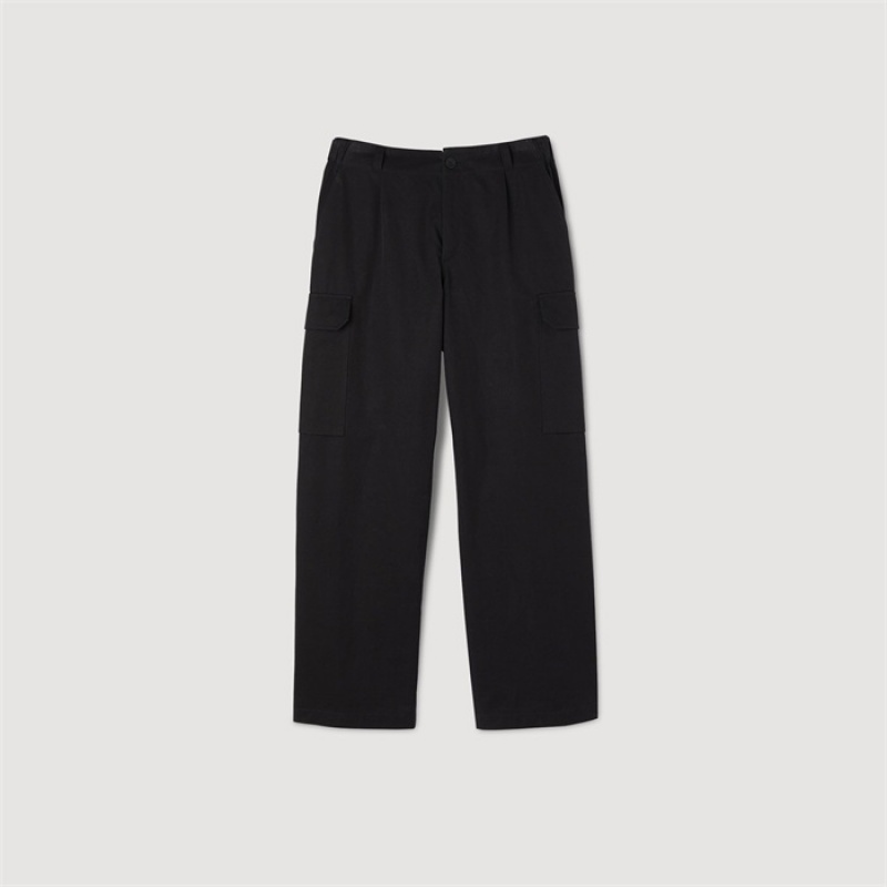 Sandro Cargo trousers Black | SN-SDO65355