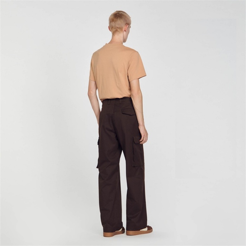 Sandro Cargo trousers Brown | SN-SDO65359