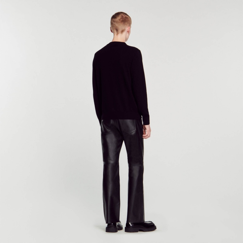 Sandro Cashmere sweater Carbon Black | SN-SDO65252