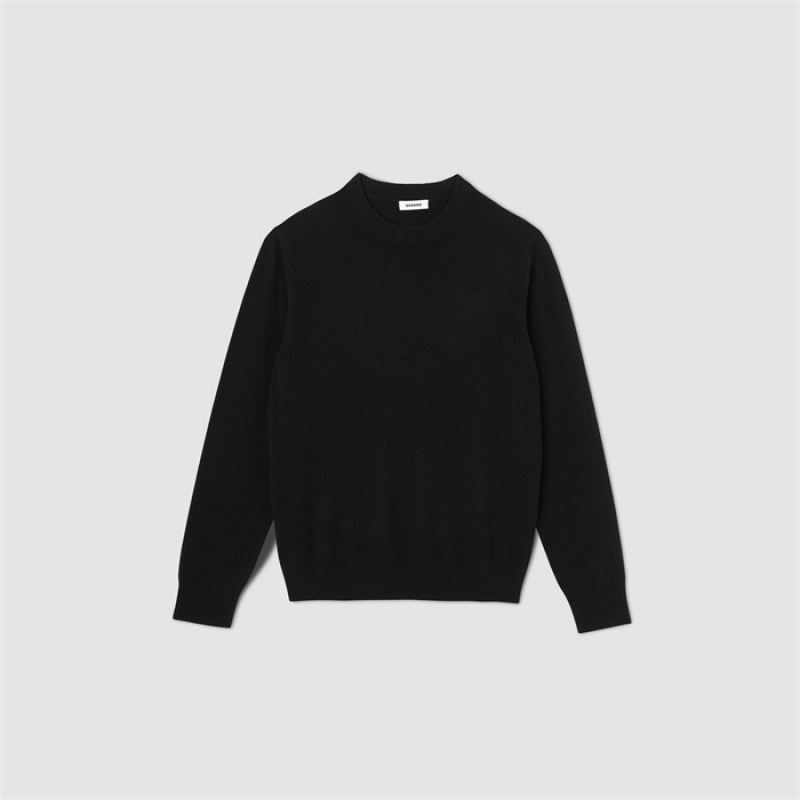 Sandro Cashmere sweater Carbon Black | SN-SDO65252