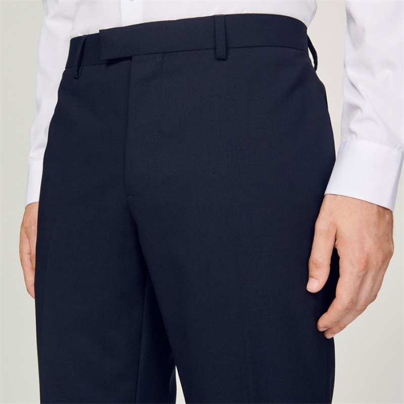 Sandro Classic wool suit pants Navy Blue | SN-SDO65225