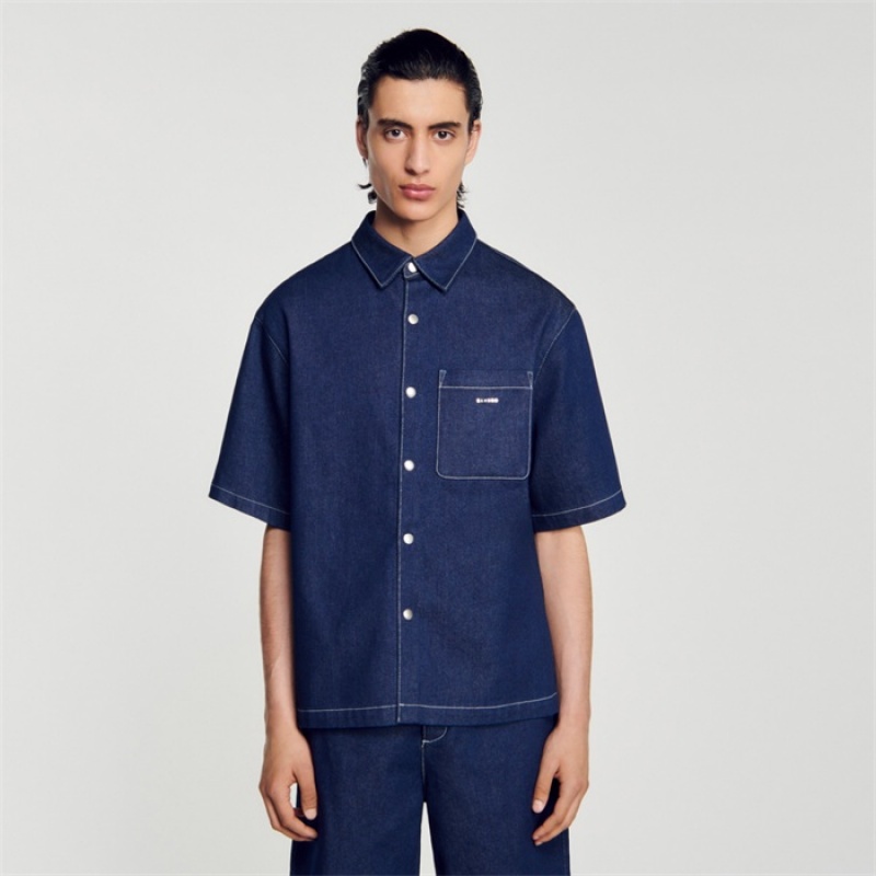 Sandro Denim shirt Raw-denim | SN-SDO65047