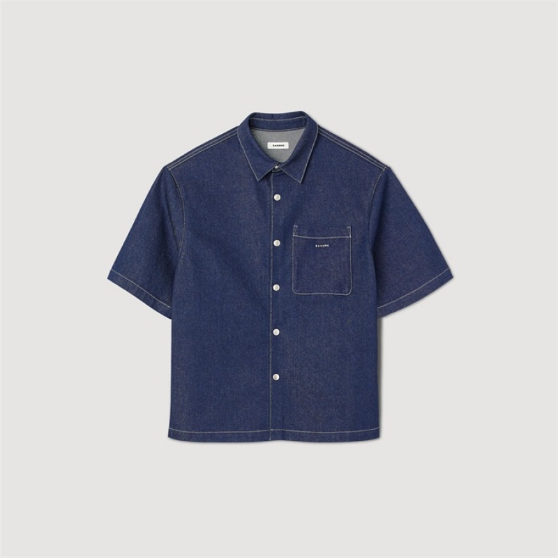 Sandro Denim shirt Raw-denim | SN-SDO65047