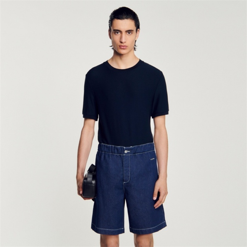 Sandro Denim shorts Raw-denim | SN-SDO65363