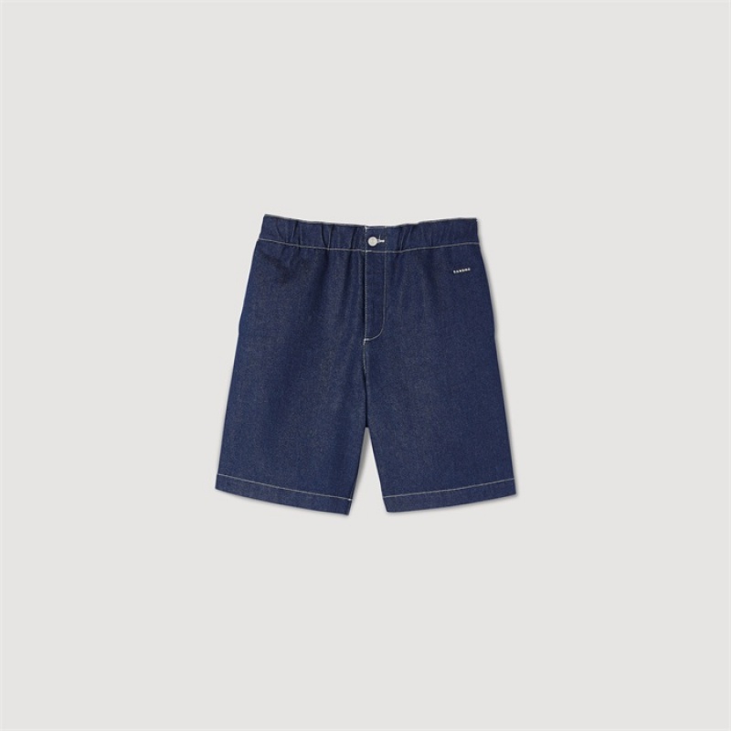 Sandro Denim shorts Raw-denim | SN-SDO65363