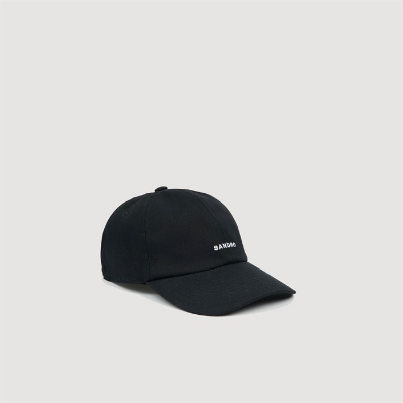 Sandro Embroidered cap Black | SN-SDO65443