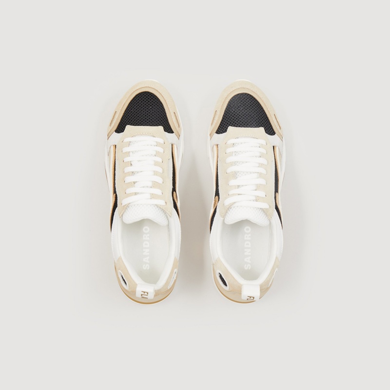 Sandro Flame sneakers Gold | SN-SDO64954