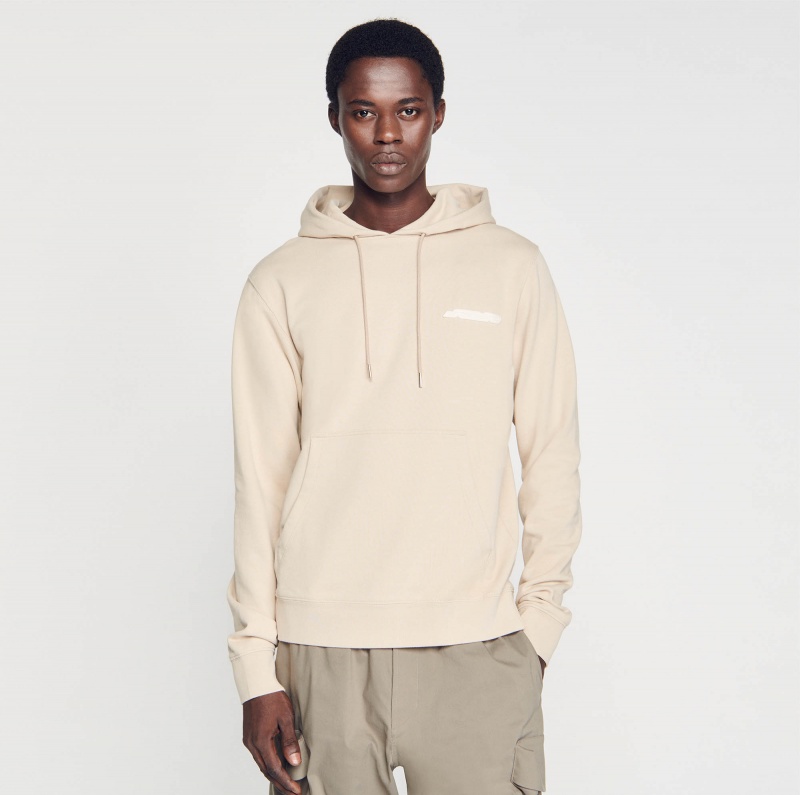 Sandro Hoodie Beige | SN-SDO65326