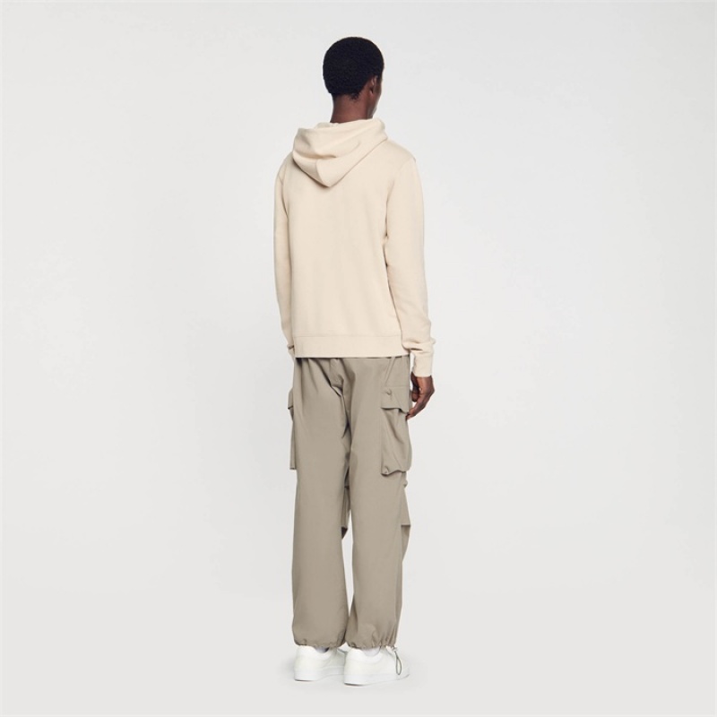 Sandro Hoodie Beige | SN-SDO65326