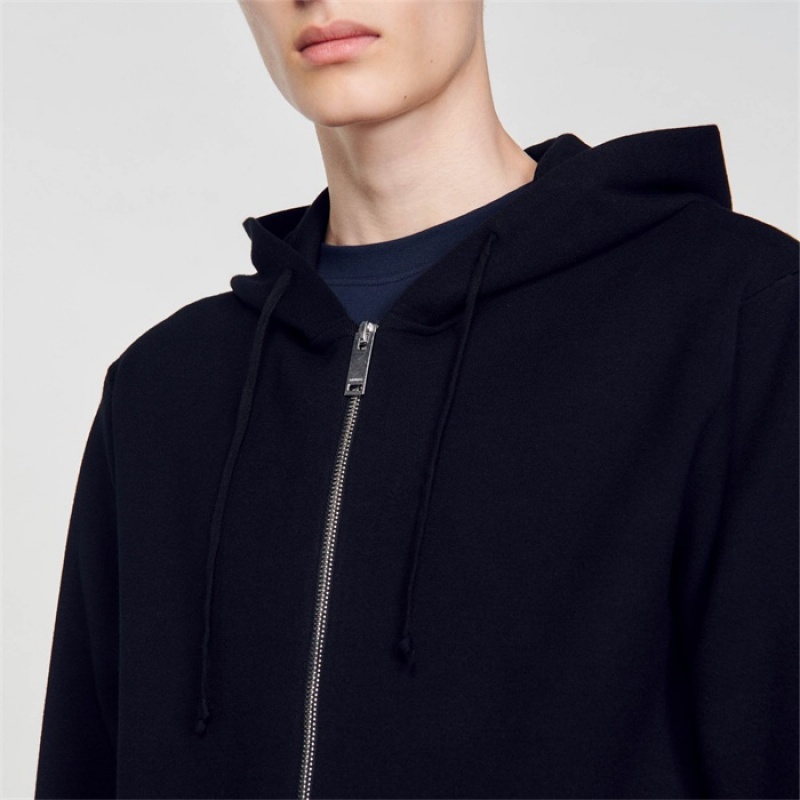 Sandro Hoodie Black | SN-SDO65254