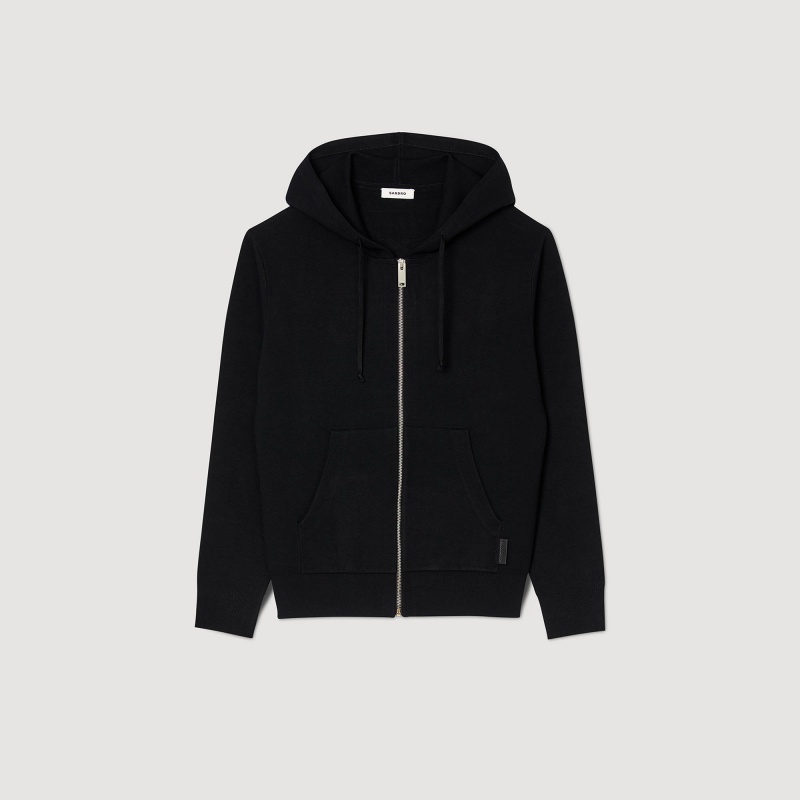 Sandro Hoodie Black | SN-SDO65254