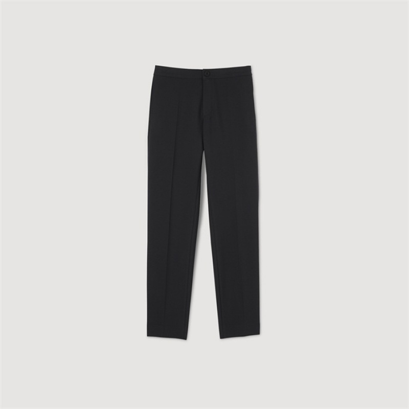 Sandro Jersey pants Black | SN-SDO65350