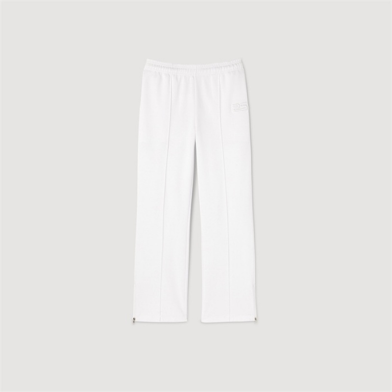 Sandro Jogging bottoms White | SN-SDO65360