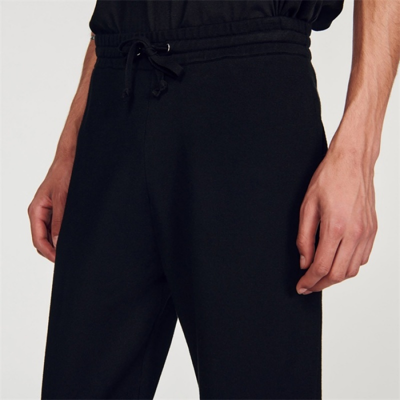 Sandro Knit jogging bottoms Black | SN-SDO65357