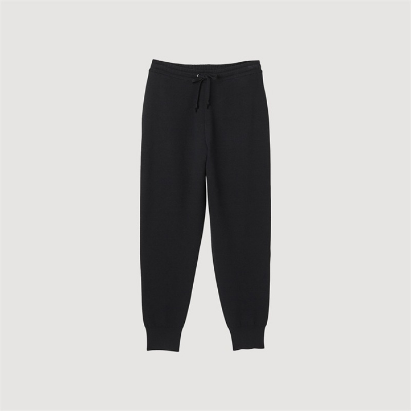 Sandro Knit jogging bottoms Black | SN-SDO65357