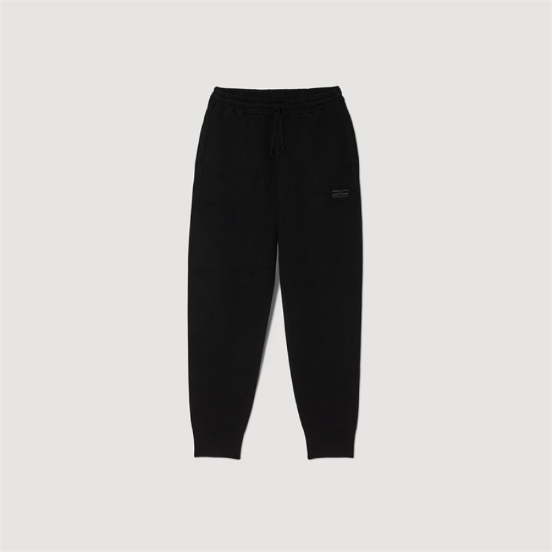 Sandro Knit jogging bottoms Black | SN-SDO65358