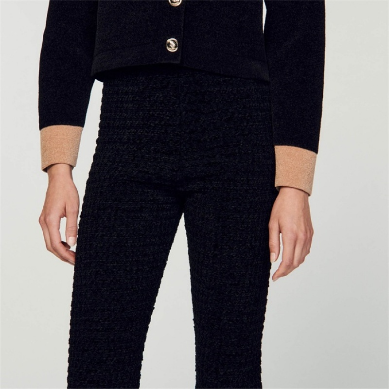 Sandro Knit pants Black | SN-SDO64791