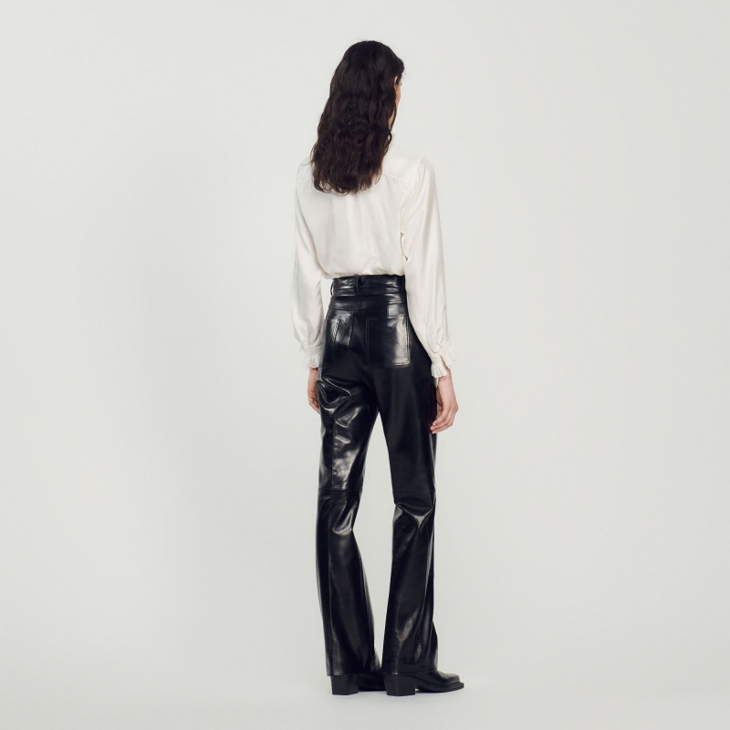 Sandro Leather pants Black | SN-SDO64759