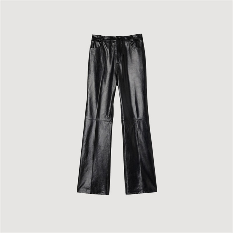 Sandro Leather pants Black | SN-SDO64759