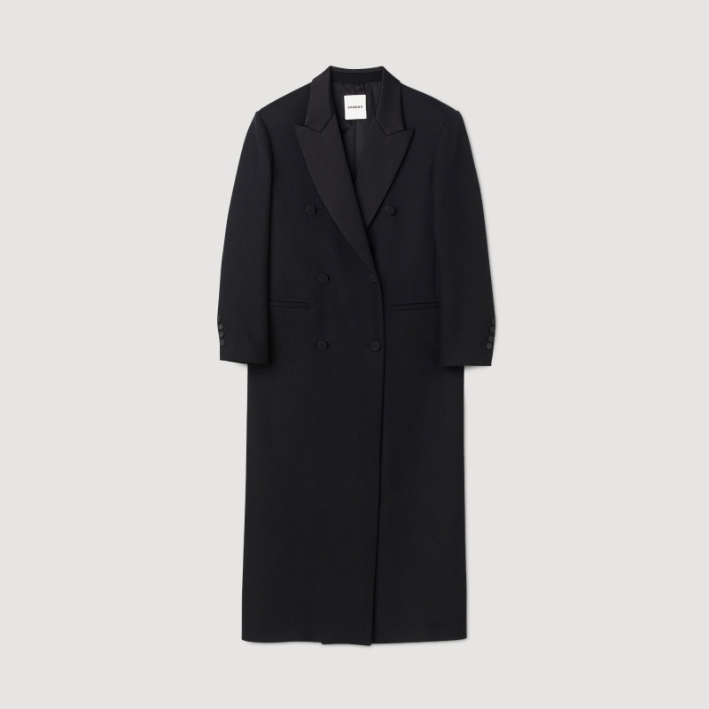 Sandro Long coat Black | SN-SDO64507