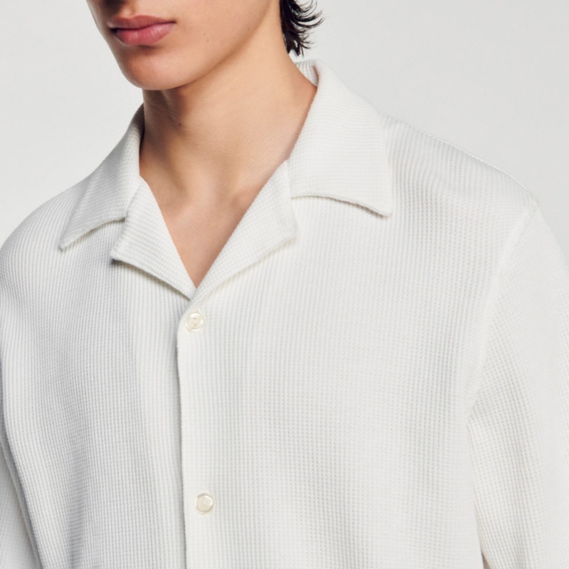 Sandro Long-sleeve shirt Ecru | SN-SDO65028