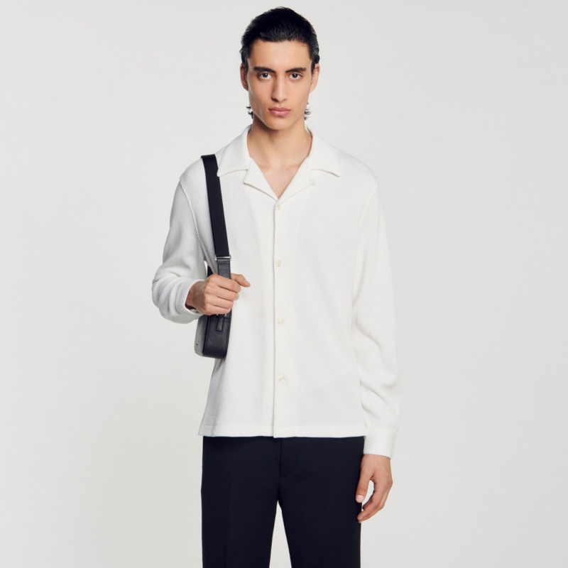 Sandro Long-sleeve shirt Ecru | SN-SDO65028