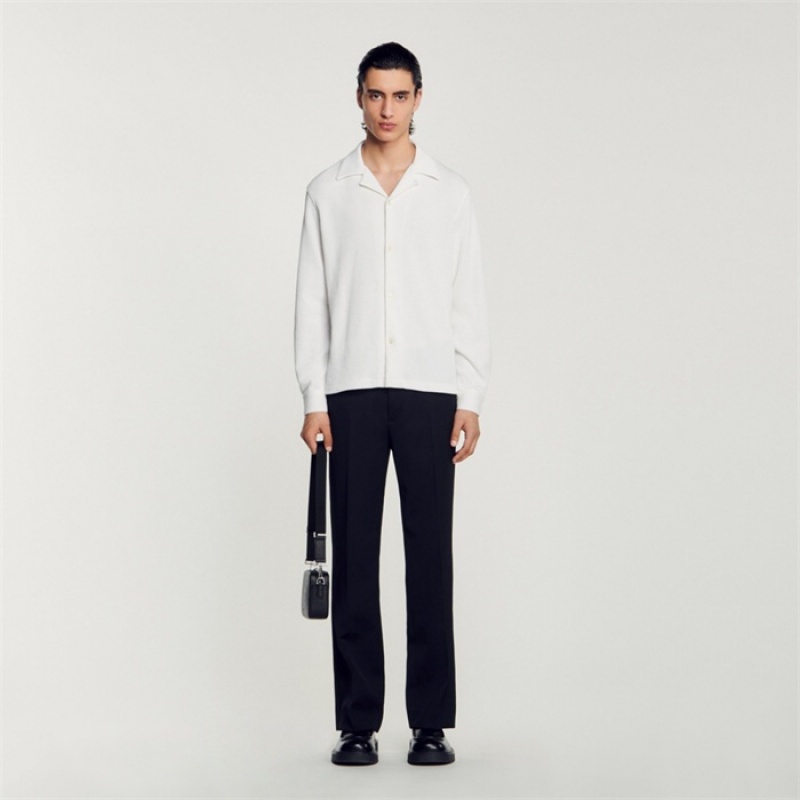 Sandro Long-sleeve shirt Ecru | SN-SDO65028